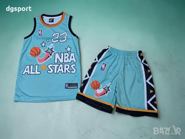 Детски баскетболен екип на Майкъл Джордан ALL STAR 1996 ретро модел!!!