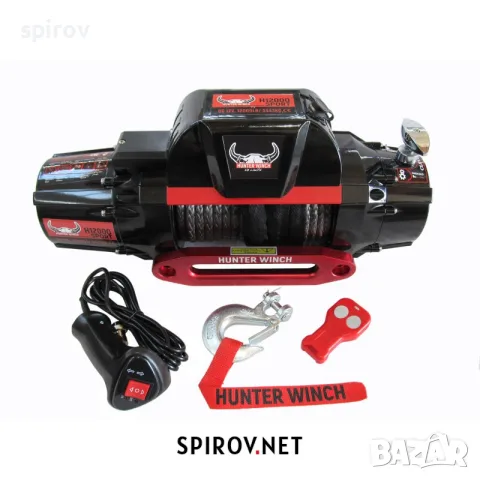 Лебедка HUNTER WINCH H12000 SPORT 12V 12000lbs синтетично въже