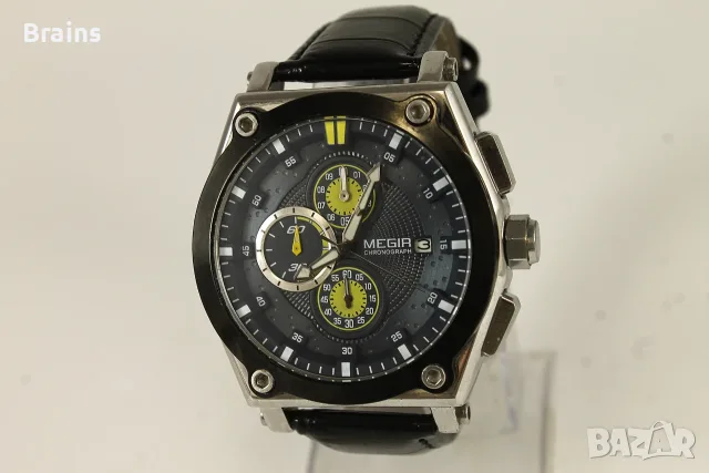 MEGIR Chronograph Мъжки Кварцов Часовник Хронограф