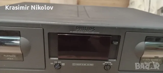 Двукасетен дек Philips CF 910 , снимка 2 - Декове - 56576295