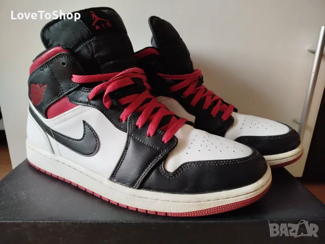NIKE AIR JORDAN 1 mid 45 номер маратонки