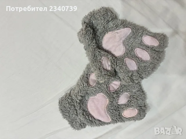 Детски ръкавици с лапи, снимка 2 - Шапки, шалове и ръкавици - 56638903