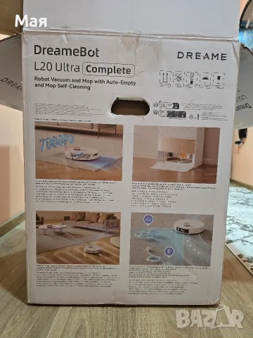 Прахосмукачка Робот DREAME L20 ULTRA Comlete, снимка 9 - Прахосмукачки - 56615575