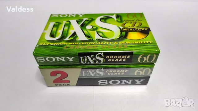 Аудио касети SONY UX-S60 position chrome type II / 3 броя