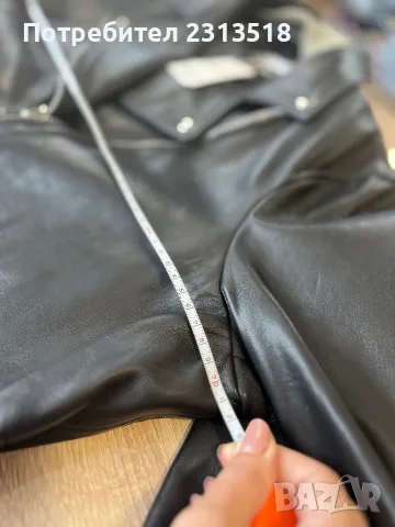 Яке от естествена кожа MANGO - 4XL, снимка 6 - Якета - 56745529