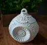 Молд буркан коледна топка ретро две части , снимка 7
