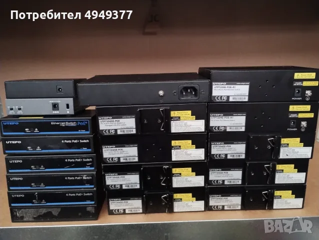 РАЗЧИСТВАНЕ Poe switch Utepo, снимка 8 - Суичове - 56741455