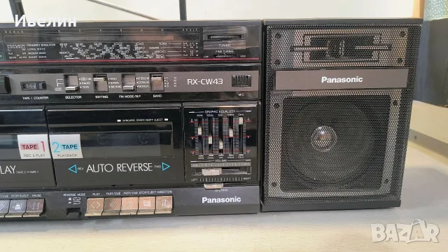 Продавам радиокасетофон PANASONIC RX-CW43L, снимка 4 - Радиокасетофони, транзистори - 56736292