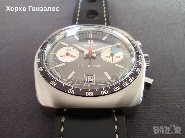 Tissot Navigator chronograph 1970' Valjoux 7734, снимка 3 - Мъжки - 56721258