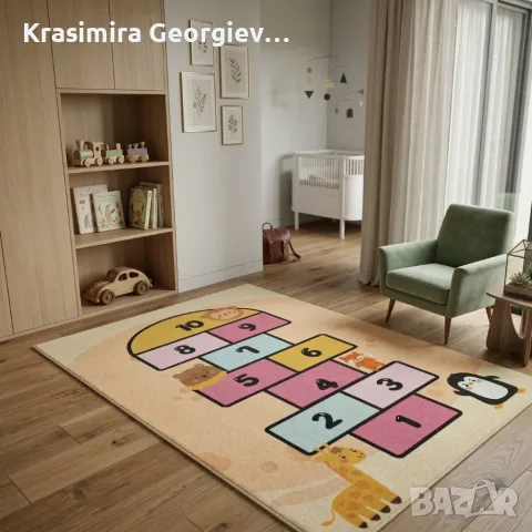 Детски килим за игра 120х160см , снимка 4 - Килими - 56748780