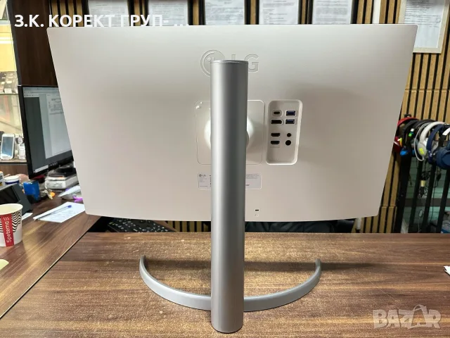 Монитор LG 27UP850K-W 27” 4K UHD IPS – White, снимка 3 - Монитори - 56621612