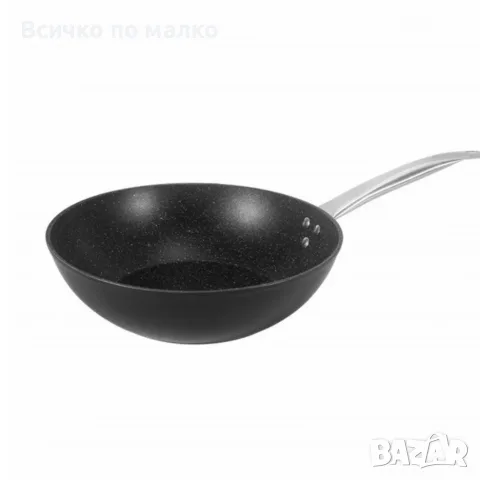 Мраморен тиган , касерола , уок , снимка 3 - Съдове за готвене - 56719598