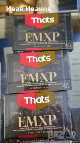 THAT`S EM-XP топ модел японски аудиокасети с йероглифи