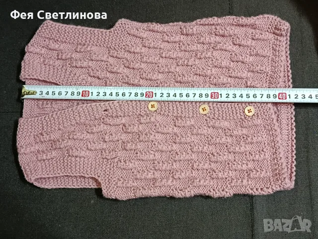 Ръчно плетени елечета , снимка 8 - Елеци - 56641615