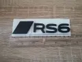 черен гланц емблема Audi RS6 нов стил, снимка 6