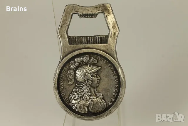 1950's Ретро Луй 14 Посребрена Френска Отварачка