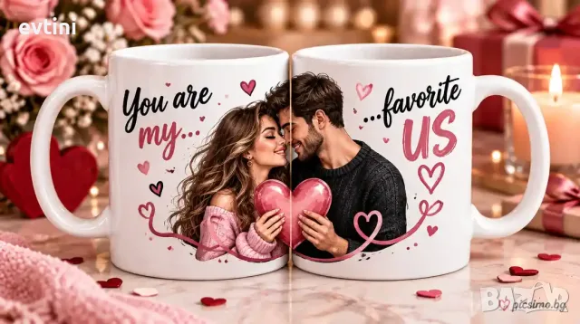 Керамична чаша „You are my favorite us“