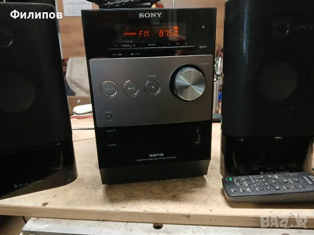 sony cmt-fx205 мини аудио уредбичка, снимка 2 - Аудиосистеми - 56646432