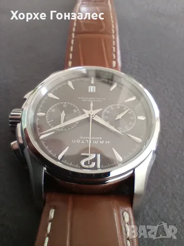 Hamilton Jazzmaster Auto Chronograph, 42mm, снимка 4 - Мъжки - 56721247