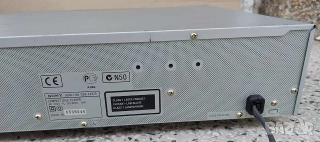 CD player Sony CDP-CE375, снимка 5 - Ресийвъри, усилватели, смесителни пултове - 56628001