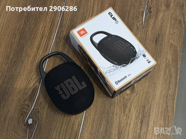 JBL CLIP 5 black, снимка 3 - Bluetooth тонколони - 56726525