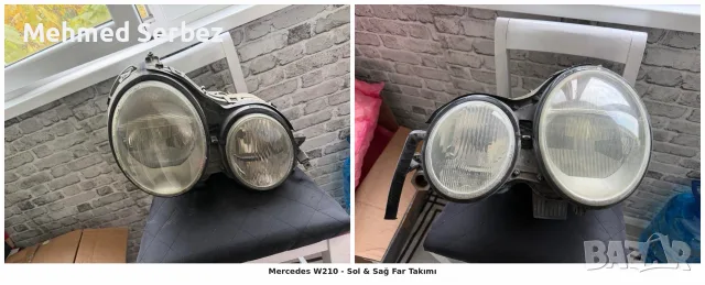 Мерцедес фарове w210