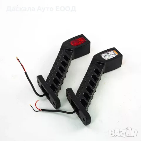 1 бр. ЛЕД LED ЛЕД рогчета габарити токоси 12-24V , BK118RYW 