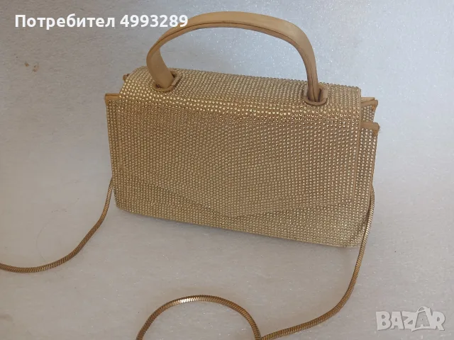 Златна чантичка ZARA , снимка 2 - Чанти - 56711770