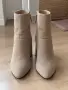 Бежови велурени боти , снимка 2