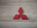 червено лого Mitsubishi 10 см, снимка 2