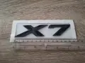 черна емблема лого BMW X7, снимка 2