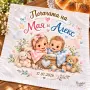 Кърпа за бебешка погача / месал за момиче, снимка 10