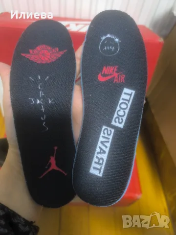 Nike Air Jordan 1 Low OG SP "Travis Scott Black Phantom, снимка 5 - Детски маратонки - 56592443