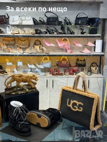 UGG Дамска Плюшена Чанта С Пухкав Пух И Бродирано Лого Код SK2508