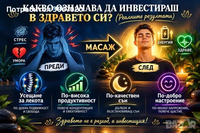 предлагам масаж, снимка 3 - Масажи - 56610565
