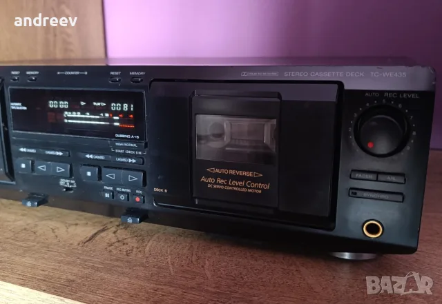 SONY TC-WE435 Касетен дек, снимка 4 - Декове - 56623573