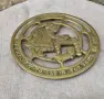 Месингова поставка за горещи съдове , снимка 1