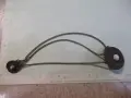 Брошка стара двойна с верижки, снимка 1