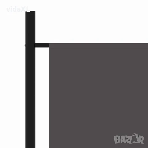 vidaXL Параван за стая, 1 панел, антрацит, 175x180 см, снимка 4 - Паравани - 56146688