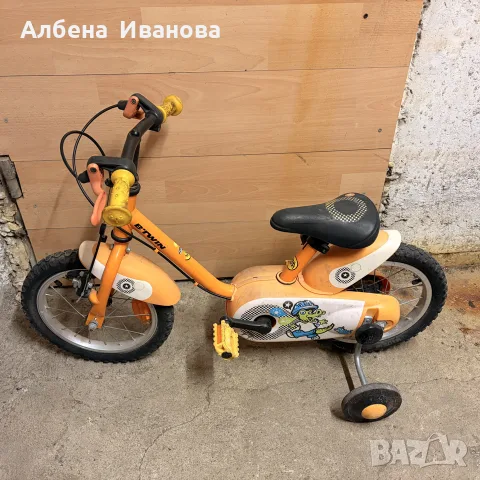 детско колело със спомагателни колелета , снимка 2 - Детски велосипеди, триколки и коли - 56712605