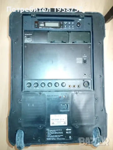 Mipro ma-707 Преносима уредбаа, снимка 3 - Тонколони - 56650971