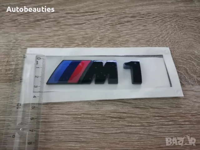 БМВ Bmw 1М черна емблема лого, снимка 3 - Аксесоари и консумативи - 56580716