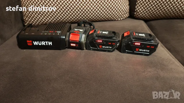 Зарядно устройство Würth ALG 18V 6 Ah M-Cube, Бързо и   батерии 18V 5.0 Ah M-CUBE W-CONNECT