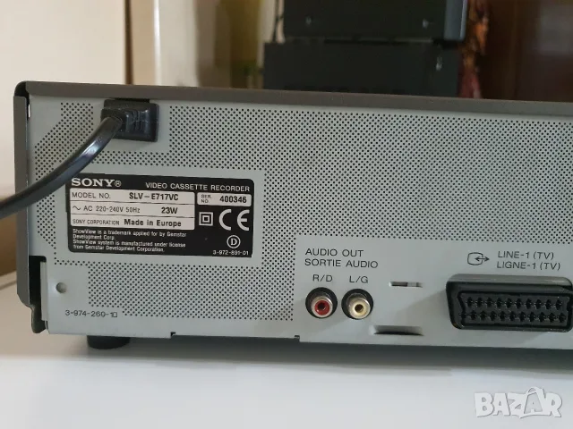 SONY-SLV-E 717VC, снимка 12 - Плейъри, домашно кино, прожектори - 56637333