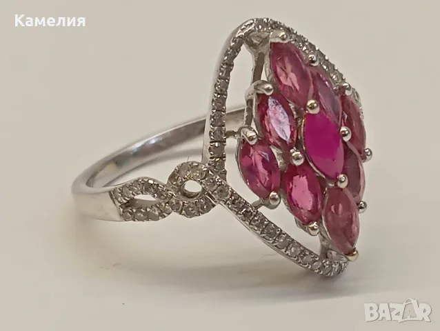 Златен комплект с брилианти , снимка 3 - Бижутерийни комплекти - 56680340