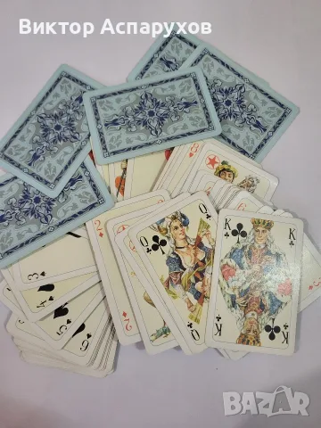 Оригинални немски карти рококо ГДР, снимка 4 - Карти за игра - 56644703