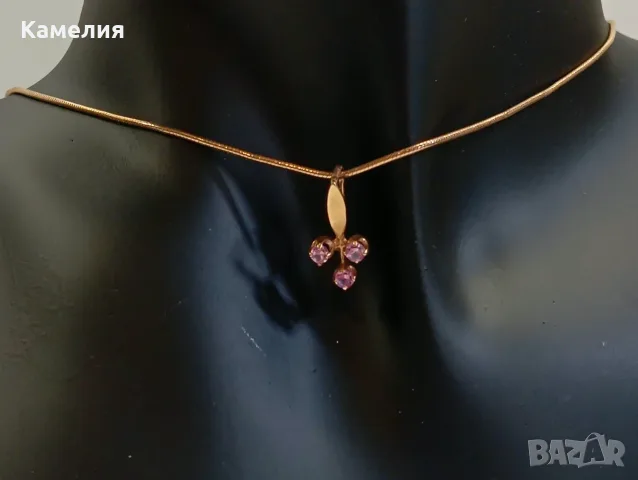 Руско злато. Висулка , снимка 3 - Колиета, медальони, синджири - 56680203