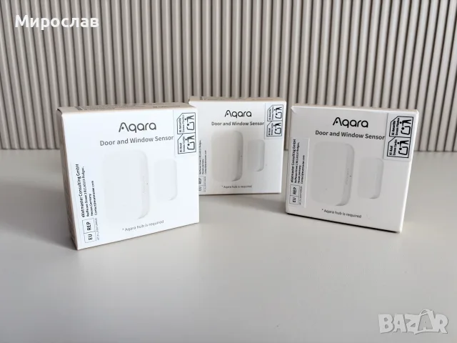 Aqara Door and Window Sensor – 3 бр. сензори за врати и прозорци