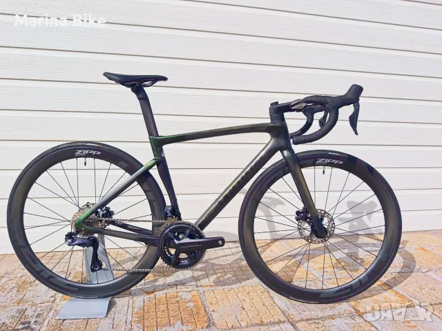 Карбонов шосеен велосипед Specialized Tarmac SL7 S-Works Ultegra Di2 Zipp 303S Carbon | 52