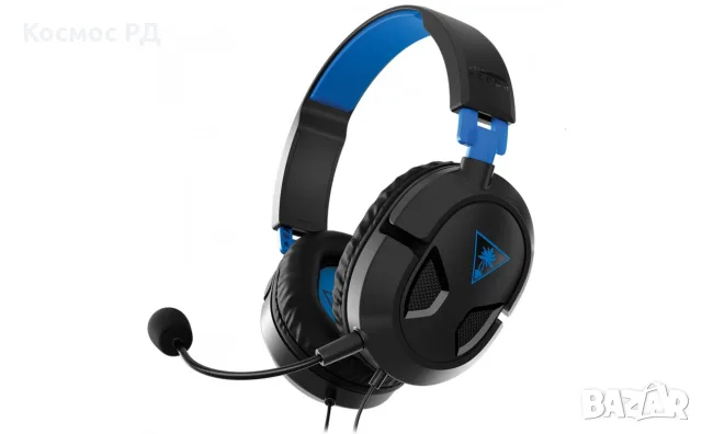 Turtle Beach Recon 50P Blue Геймърски слушалки с микрофон, С кабел